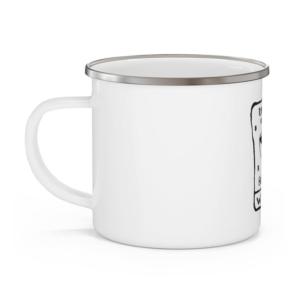 Enamel Mug - Keep Your Eyes Out for JOE
