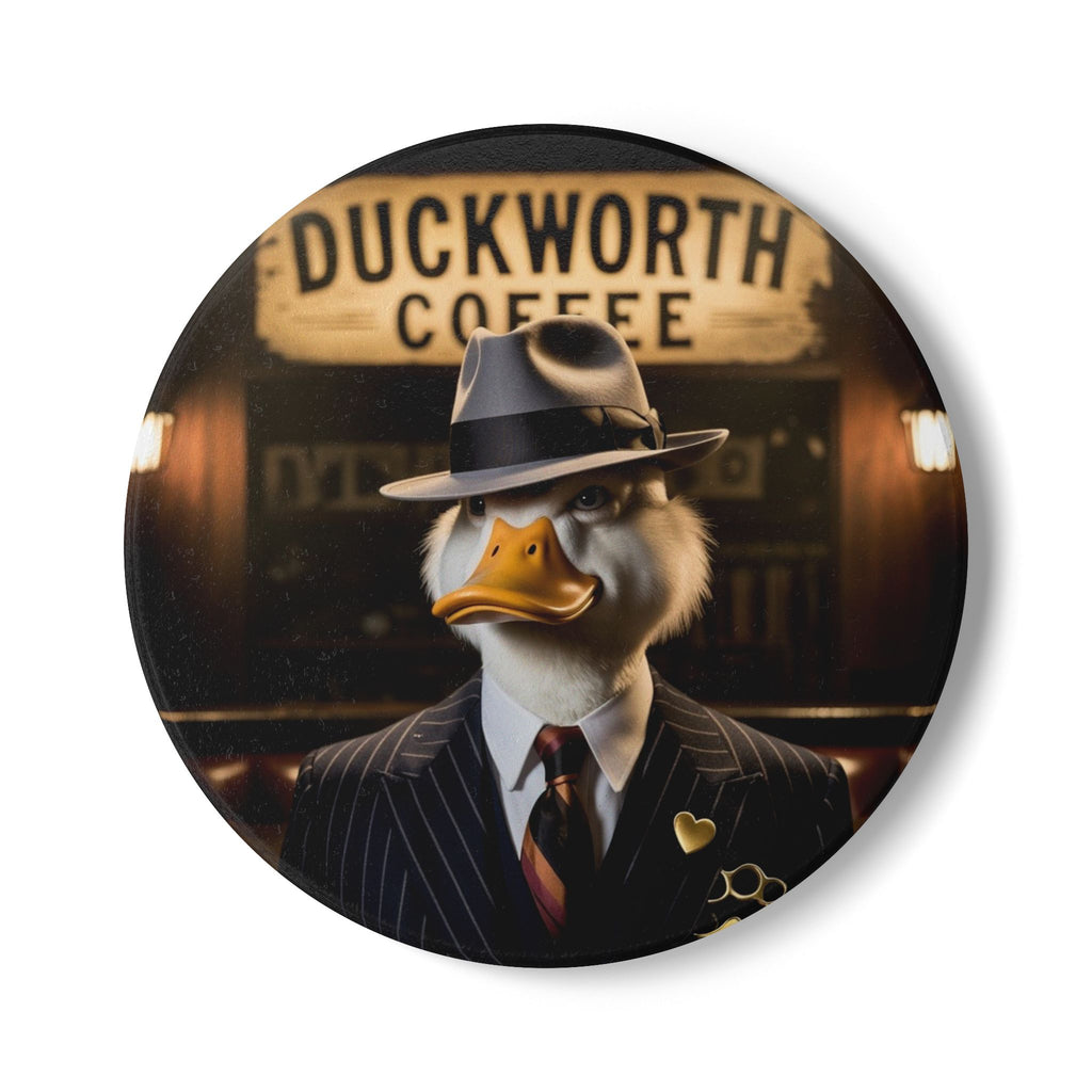 Ceramic Coaster Set - Duckworth Coffee Company Logo