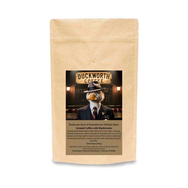 Mushroom Roots of Remembrance Medium Roast 8oz.
