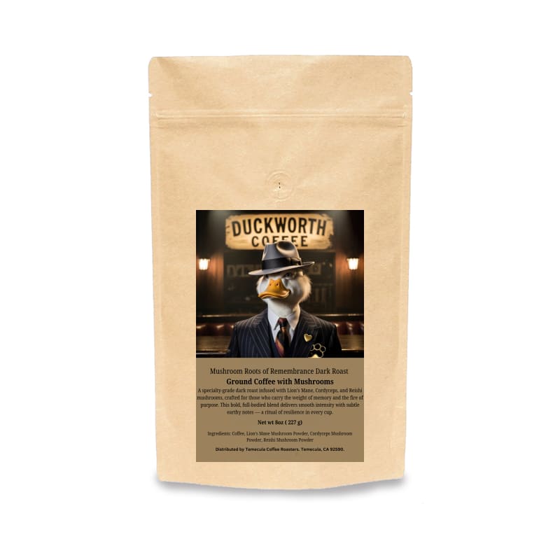 Mushroom Roots of Remembrance Dark Roast 8oz.