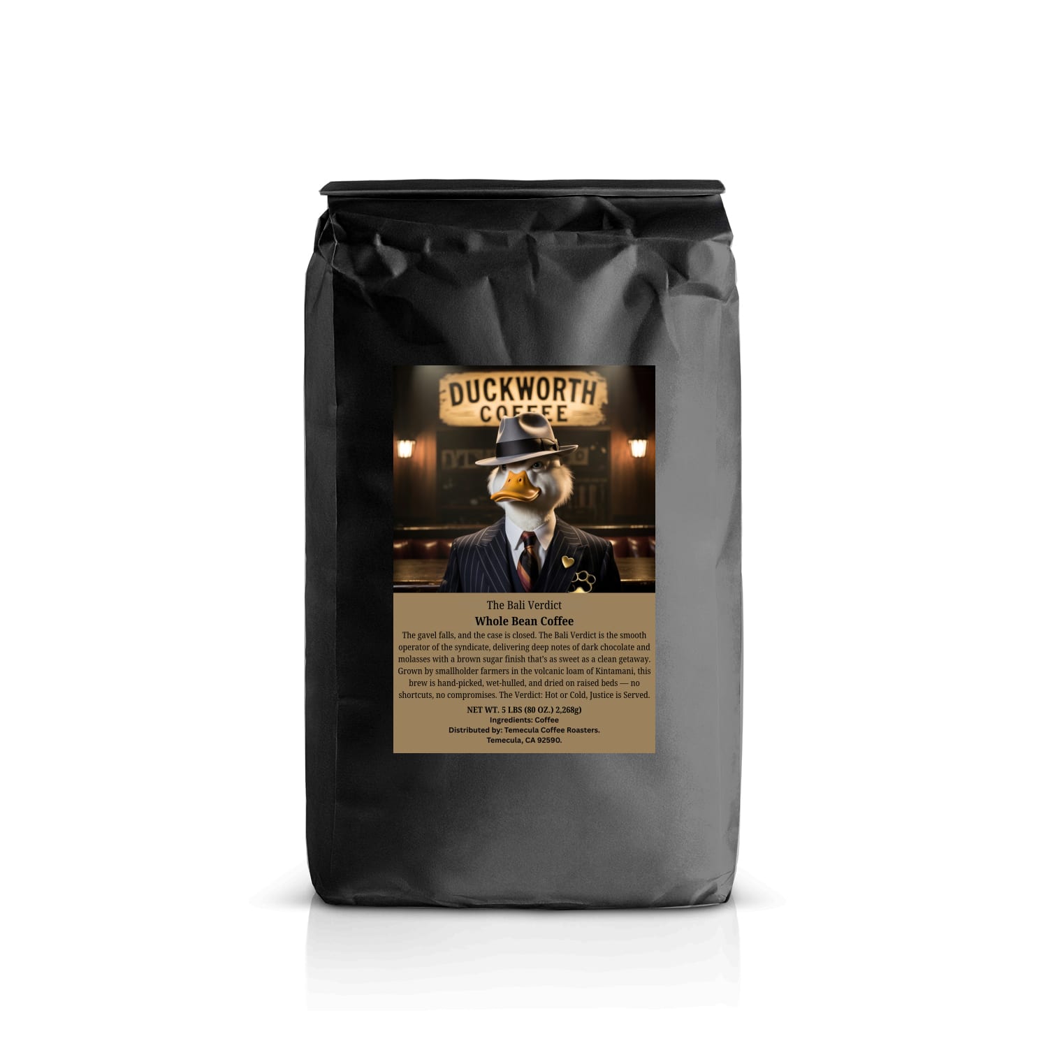 The Bali Verdict Whole Bean 5LB